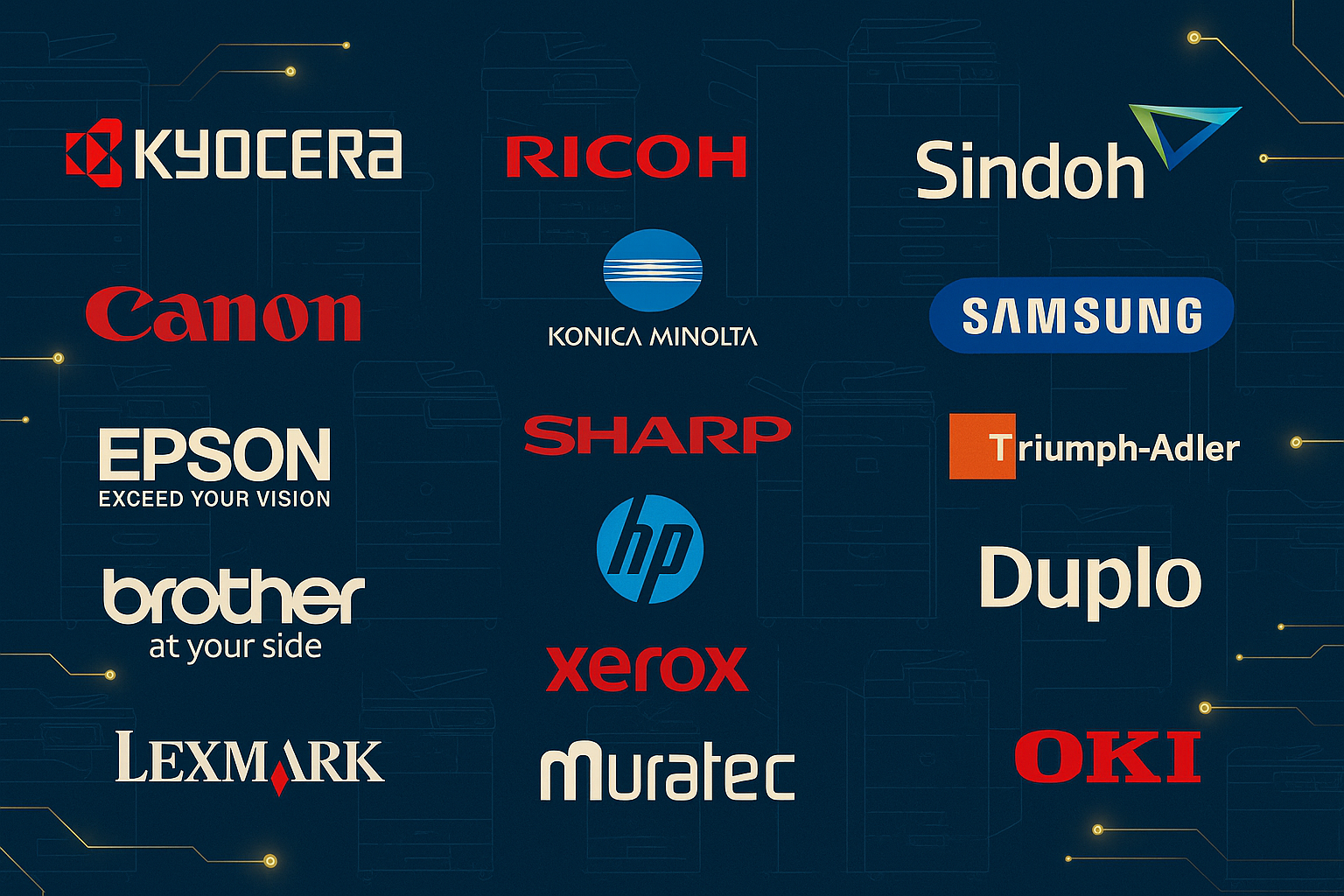 baskı ve fotokopi markaları logoları